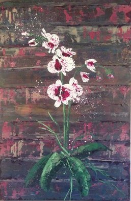 Tatsiana Yukhno; Orchids, 2017, Original Painting Acrylic, 24 x 35 inches. Artwork description: 241 Original hand artwork on canvas ...