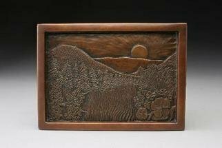 Ted Schaal, 'Meadow By Day', 2005, original Bas Relief, 6 x 9  x 1 inches. Artwork description: 2307  wall relief. Please allow 2 months for casting and delivery if not in stock. ...