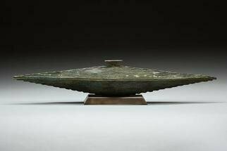 Ted Schaal, 'Spaciana', 2006, original Sculpture Bronze, 42 x 10  x 8 inches. Artwork description: 1911  Only one made. non- functional vessel with removable stopper. ...