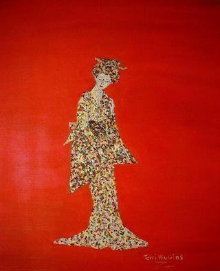 Terri Higgins, 'The Expression Of My Imag...', 2003, original Painting Oil, 22 x 30  inches. Artwork description: 1911 An allegory to all lost, stolen, or destroyed artwork. Pointillism....