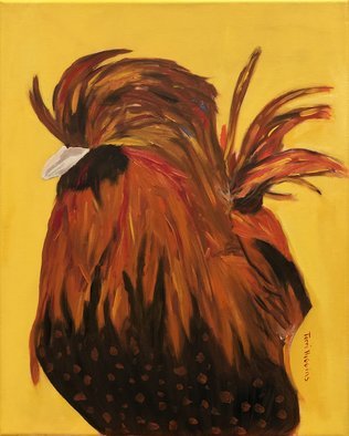 Terri Higgins; Marie Antoinettes Chicken 4, 2020, Original Painting Oil, 16 x 20 inches. Artwork description: 241 This is painting number 4 and part of a series of  Marie Antoinette s chickens in Versailles. Oil on Linen. ...