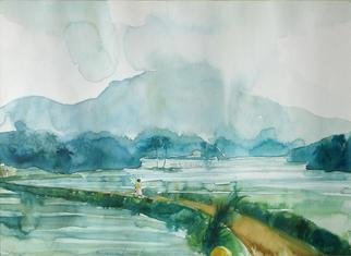 Theekshana Kumara; Ballapana, 2005, Original Watercolor, 52 x 42 cm. 