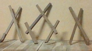 Themis Koutras; Mesurings, 2019, Original Woodworking, 180 x 240 mm. Artwork description: 241 these are for measuring for wood turning tools they are hand made by wood sold together as a set ...