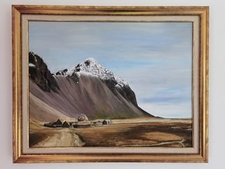 Tihomir  Vachev; Snow Mountain, 2020, Original Painting Oil, 65 x 55 cm. Artwork description: 241 The painting was inspired by a real place...