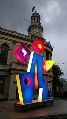 Tim Guider; Enlightenment Working Model, 2014, Original Installation Outdoor, 2 x 1 m. Artwork description: 241 This work is an experimental model created in plastic with internal illumination. It is a world first. ...