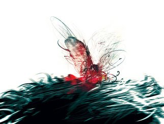 Tinko Dimov; Butterfly, 2008, Original Computer Art, 50 x 70 cm. 