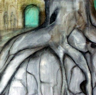 Sepideh Majd; Yellow Detail, 2003, Original Painting Other, 20 x 16 inches. Artwork description: 241 acrylic with charcoal on canvas....