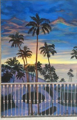 Sowjanya Tirunagari; Sunrise In Mexico, 2018, Original Painting Acrylic, 24 x 36 inches. Artwork description: 241 I can never get bored looking at the Nature This painting is inspired from a photograph that my cousin sent me from a resort in Mexico. I love the peaceful sunrises. ...