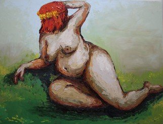 Tiziana Fejzullaj; Spring, 2016, Original Painting Oil, 36 x 48 inches. Artwork description: 241  Spring ...