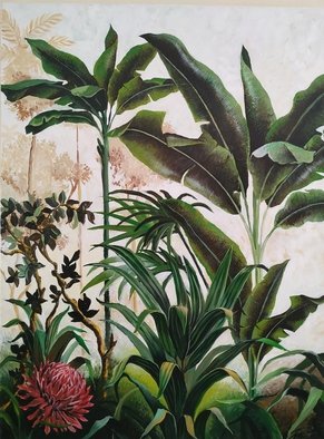 Krisztina T.Molnár; Tropical, 2019, Original Painting Acrylic, 90 x 120 cm. Artwork description: 241 Atmospheric acril painting. ...