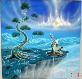 Tolga Ozkan; The Fruit Of The Reality Tree, 2009, Original Painting Acrylic, 90 x 90 cm. 