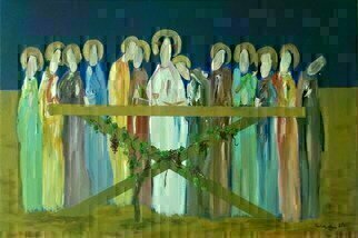 Paulo Medina; The True Vine, 2021, Original Painting Acrylic, 60 x 40 cm. Artwork description: 241 I am the true vine, and my Father is the vinedresser.  John 15, 1. ...