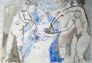 Antonio Trigo; Baile I, 2011, Original Drawing Other, 100 x 70 cm. 