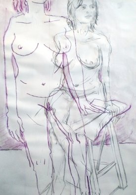 Antonio Trigo; Body Moving, 2011, Original Drawing Other, 50 x 70 cm. 