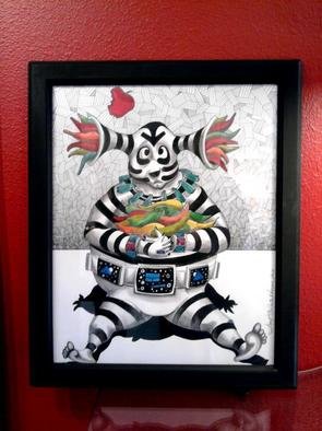 Troy Whitethorne; Chili Clown Prayers, 2013, Original Mixed Media, 17 x 27 inches. Artwork description: 241          Art, Native American Culture, fine Design, Troy Whitethorne artist, navajo/ hopi.         ...
