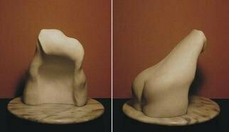 Terry Mollo, 'Pelvis ', 2003, original Sculpture Stone, 7 x 9  x 8 inches. Artwork description: 2307 Female pelvic structure, rear and lower spine. Carrara marble. This original is not for sale, but can be reproduced in cast stone....