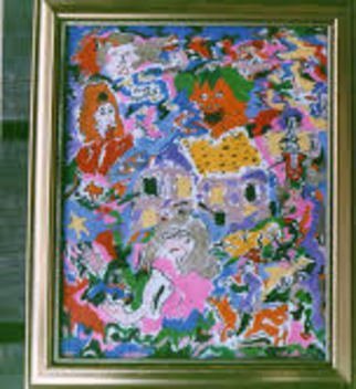 Thomas Mccabe; Throwing Pink Muses, 2006, Original Painting Acrylic, 9 x 12 inches. Artwork description: 241     A colorful experience.  ...