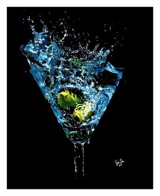 Tylor Adair; Wet  , 2016, Original Painting Acrylic, 16 x 20 inches. Artwork description: 241  Bring a splash to any room with the Elegant appearance of a dry martini...