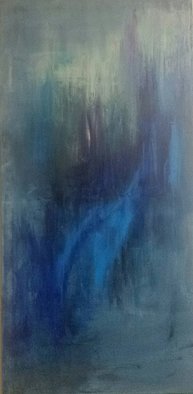 Susan Cantor-Uccelleti; Blue Melody, 2017, Original Painting Acrylic, 18 x 36 inches. Artwork description: 241 Blues, soft, on canvas, original artwork...