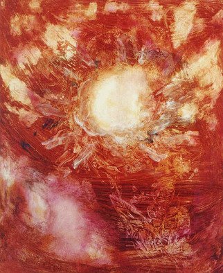 Ulrich  Osterloh, 'Flower Of The Sun And Moon', 2001, original Painting Acrylic, 33 x 42  x 2 inches. Artwork description: 3138   It is begun in ecstasy. It is continued in ecstasy. It is sustained in ecstasy. It will end in ecstasy. . . - ( A. Harvey) ...