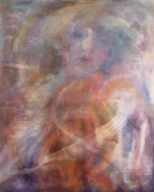 Ulrich  Osterloh, 'Icon Mother And Son', 1997, original Painting Acrylic, 60 x 90  inches. Artwork description: 3138  I am walking a path the love of my ancestors has prepared for me.  ( Billy Yellow) ...