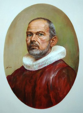 Vaidotas Bakutis; Self Portret, 2009, Original Painting Oil, 60 x 80 cm. 