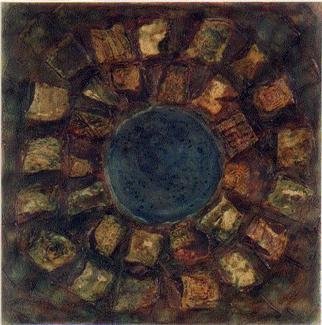 Varda Carmeli; Close To Earth Close To Heaven, 1999, Original Mixed Media, 100 x 100 cm. 