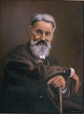 Vasily Zolottsev; The Portait Of The Academ..., 2007, Original Painting Oil, 80 x 60 cm. Artwork description: 241  A. A. Kiselyov( 1838- 1911) - the Russian academic of painting. The picture was acquired by a museum but it is possible to do an author's repetition.   ...