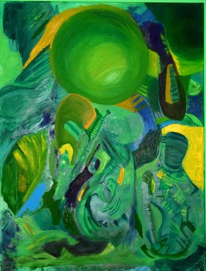 Vanessa Bernal; Borgs, 2009, Original Painting Acrylic, 18 x 24 inches. Artwork description: 241    Abstract Expressionism, Expressionism, Abstract, Modern Art, Sci- fi    ...