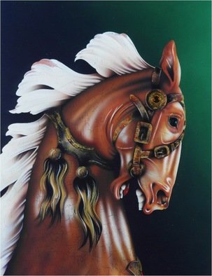 Donald Davenport; Classical Steed, 1994, Original Printmaking Giclee - Open Edition, 26 x 20 inches. Artwork description: 241   This is a 26