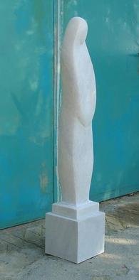 Venelin Ivanov; Young Girl, 2005, Original Sculpture Stone, 21 x 120 cm. 