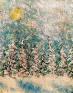 Valerie Leri; Winter Sun, 2016, Original Painting Acrylic, 21 x 27 inches. Artwork description: 241 Original painting with gold wood plein air frame. ...