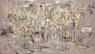 Hugo Reyes Reyes; Memories Of A Winter, 2017, Original Painting Acrylic, 100 x 80 cm. Artwork description: 241 Winter love trees nature abstract...
