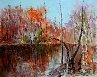 Vladimir Volosov; Cold Autumn, 2023, Original Painting Oil, 30 x 24 inches. Artwork description: 241 I offer free shipping across the planet as my gift to you   the buyer        There is no doubt that visual art is a powerful medium. It has the ability to inspire and to move us deeply.The author s goal to engage the viewer in the creative ...