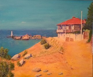 Vlad Lado Doychinov; Sun, 2018, Original Painting Acrylic, 12 x 10 inches. Artwork description: 241 sun, light, sand, sea, ...