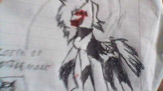 Vi Lust; Horror Pony, 2018, Original Drawing Ink, 8.4 x 8.8 inches. Artwork description: 241 My little pony...