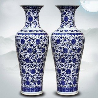 Serkan Erdogan; Pair Of Vase, 2019, Original Calligraphy, 15 x 54 inches. Artwork description: 241 traditional ottoman art work from Iznik famous ceramic work shop city. ...