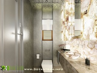 Ruturaj Desai; 3D Bathroom Interior Rend..., 2014, Original Mixed Media, 5.5 x 6 inches. Artwork description: 241  Yantram Interactive 3D Floor Plans Design Studio Floor plan allows you to go much further transforming your house- Offices into three dimensions.See More: 