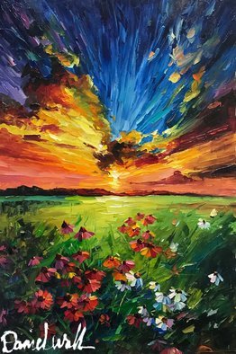 Daniel Wall; Eternal Beauty, 2020, Original Pastel Oil, 20 x 30 inches. Artwork description: 241 Love, flower, nature...
