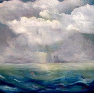 Wayne Wilcox, 'Emerald Coast', 2004, original Painting Oil, 48 x 48  x 1 inches. 