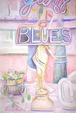 Wayne Wilcox, 'Jazz And Blues', 2002, original Watercolor, 14 x 18  x 1 inches. 
