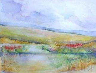 Wayne Wilcox, 'Landscape', 2003, original Watercolor, 17 x 14  x 1 inches. 