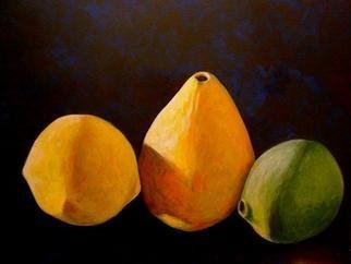 Wayne Wilcox, 'Lemons', 2004, original Painting Acrylic, 48 x 36  x 1 inches. 