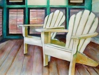 Wayne Wilcox, 'Relaxation', 2004, original Watercolor, 30 x 22  x 1 inches. Artwork description: 2703 A great place to relax...