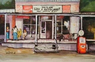 Wayne Wilcox, 'That Catfish Place', 2004, original Watercolor, 20 x 14  x 1 inches. 