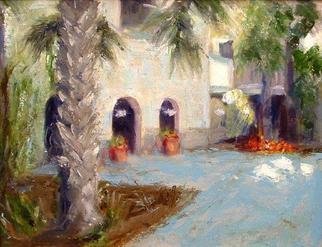 Wayne Wilcox, 'Watercolor Courtyard', 2005, original Painting Oil, 18 x 14  x 1 inches. 