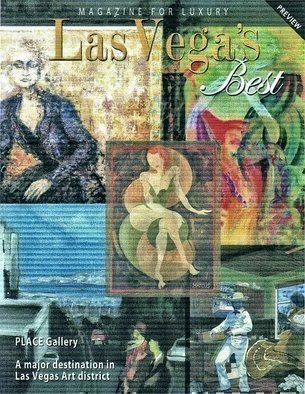 Harry Weisburd, Barb b que for three, 2010, Original Artistic Book, size_width{Featured_Artist,_Las_Vegas_magazine,_April,_2010-1274419309.jpg} X 12 inches