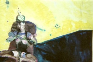 Harry Weisburd, 'Myths: Salome', 2008, original Watercolor, 24 x 19  cm. Artwork description: 19731     Watercolor on Paper            ...