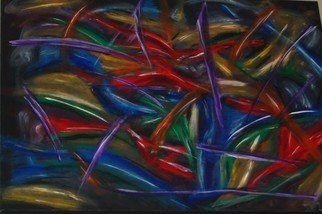 Mark Smith; Conflagration, 2017, Original Painting Acrylic, 20 x 32 inches. Artwork description: 241 Color color color...