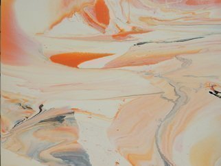Will Birdwell; Dreamscape, 2015, Original Painting Oil, 60 x 48 inches. Artwork description: 241 Serene abstract. Primary colors peach, black, gray, white, orange...